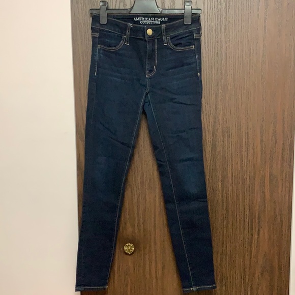 American Eagle Dark Blue Jeans - Picture 1 of 3